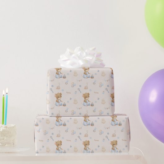 Sweet Little Mouse Wrapping Paper Geschenkpapier (Partygeschenke)