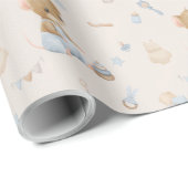 Sweet Little Mouse Wrapping Paper Geschenkpapier (Rolleneckpunkt)