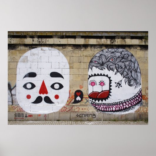 Sweet Little Mustache Poster (Vorne)