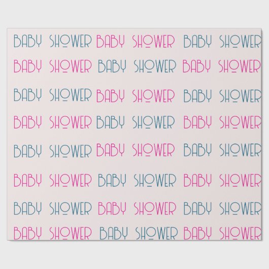 Sweet Little One Baby Dusche Packpapier (Flach)