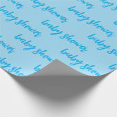 Sweet Little One Baby Dusche Packpapier (Ecke)