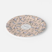 Sweet Little One Candy Thema erste Geburtstag Pappteller (Schrägansicht)