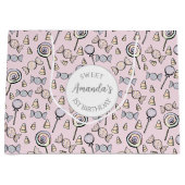 Sweet Little One Candy Theme First Birthday Gefall Große Geschenktüte (Vorderseite)