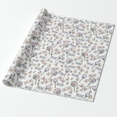 Sweet Little One Candy Theme Geschenkpapier (Ungerollt)