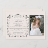 Sweet Little One Foto Einladung (Vorne/Hinten)