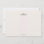 Sweet Little One Foto Einladung (Rückseite)