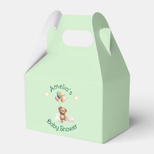 Sweet Little One on Way Green Baby Shower Geschenkschachtel