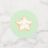 Sweet Little One on Way Green Baby Shower Konfetti (Klein Vorderseite)