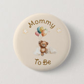 Sweet Little One on Way Neutral Baby Shower Button (Vorderseite)