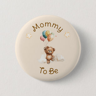 Sweet Little One on Way Neutral Baby Shower Button
