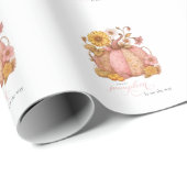 Sweet Little patch pumpkin florals is on the way Geschenkpapier (Rolleneckpunkt)