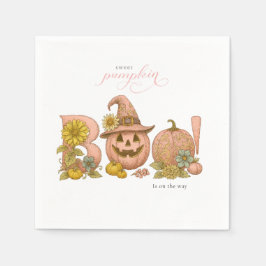 Sweet Little patch pumpkin florals is on the way Serviette
