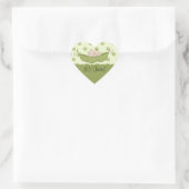 Sweet Little Pea Baby Twins Heart Sticker (Tasche)