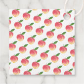 Sweet Little Peach 1. Geburtstag Geschenkanhänger (Rückseite)