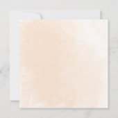 Sweet Little Peach Baby Dusche Einladung (Rückseite)