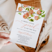 Sweet Little Peach Baby Dusche Einladung
