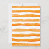 Sweet Little Peach Baby Dusche Einladung (Rückseite)