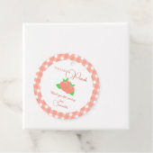 Sweet Little Peach Baby Dusche Geschenkanhänger (Beispiel)