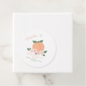 Sweet Little Peach Baby Dusche Geschenkanhänger (Beispiel)
