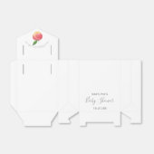 Sweet Little Peach Baby Dusche Geschenkschachtel (Ungefaltet)