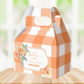 Sweet Little Peach Baby Dusche Geschenkschachtel