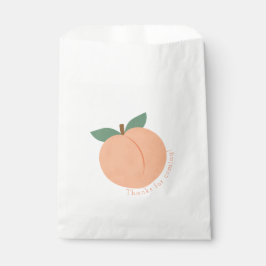 Sweet Little Peach Baby Dusche Geschenktütchen