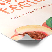 Sweet Little Peach Baby Duschkabine Foto signieren Poster (Ecke)