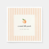 Sweet Little Peach Baby Duschpapier Serviette (Vorderseite)