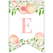 Sweet Little Peach Baby oder Brautparty Party Wimpelkette (Dritte Fahne)