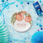 Sweet Little Peach Baby Shower  Pappteller (Party)