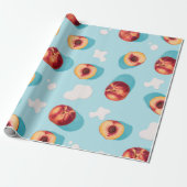 Sweet Little Peach Baby Wrapping Paper Geschenkpapier (Ungerollt)