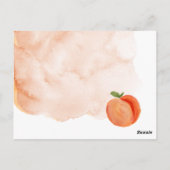 Sweet Little Peach Books for Baby Postkarte (Rückseite)