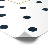 Sweet Little Peach Brautparty Begrüßungszeichen Poster (Ecke)