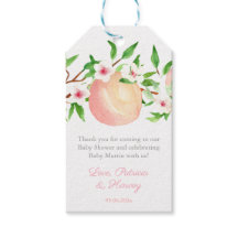 Sweet Little Peach Girl Baby Duwer Fevor Tags