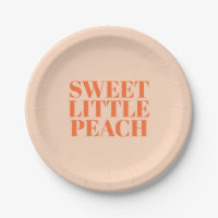 Sweet Little Peach Girl zum ersten Geburtstag