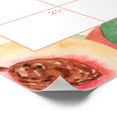 Sweet Little Peach schätzen den Fälligkeitskalende Poster (Ecke)