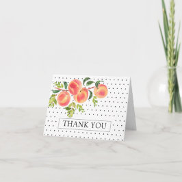 Sweet Little Peach Vielen Dank Note Card