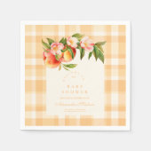 Sweet Little Peaches Kinderdusche Serviette (Vorderseite)