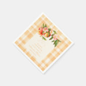 Sweet Little Peaches Kinderdusche Serviette (Ecke)