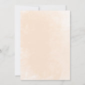 Sweet Little Peaches Twins Baby Dusche Einladung (Rückseite)