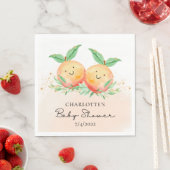 Sweet Little Peaches Twins Napkins Serviette (Beispiel)