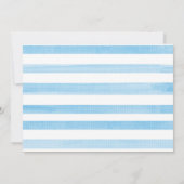 Sweet Little Peanut Boy Elephant Baby Dusche Einladung (Rückseite)