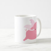 Sweet Little Pig Valentinstag Kaffeetasse (VorderseiteRechts)