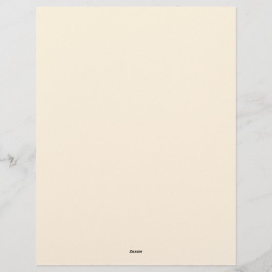 Sweet Little Pink Blume Briefbogen (Rückseite)