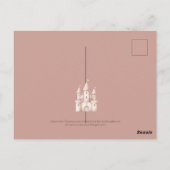 Sweet Little Princess Baby Dusche Postkarte (Rückseite)