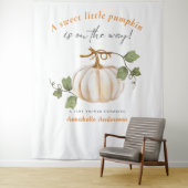 Sweet Little Pumpkin auf dem Weg Babydusche Wandteppich (Beispiel)