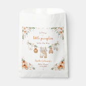 Sweet Little Pumpkin Autumn Baby Shower Geschenktütchen (Vorderseite)