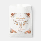 Sweet Little Pumpkin Autumn Baby Shower Geschenktütchen (Vorderseite)
