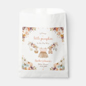 Sweet Little Pumpkin Autumn Baby Shower Geschenktütchen (Vorderseite)