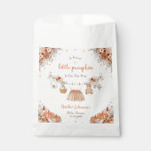 Sweet Little Pumpkin Autumn Baby Shower  Geschenktütchen (Vorderseite)